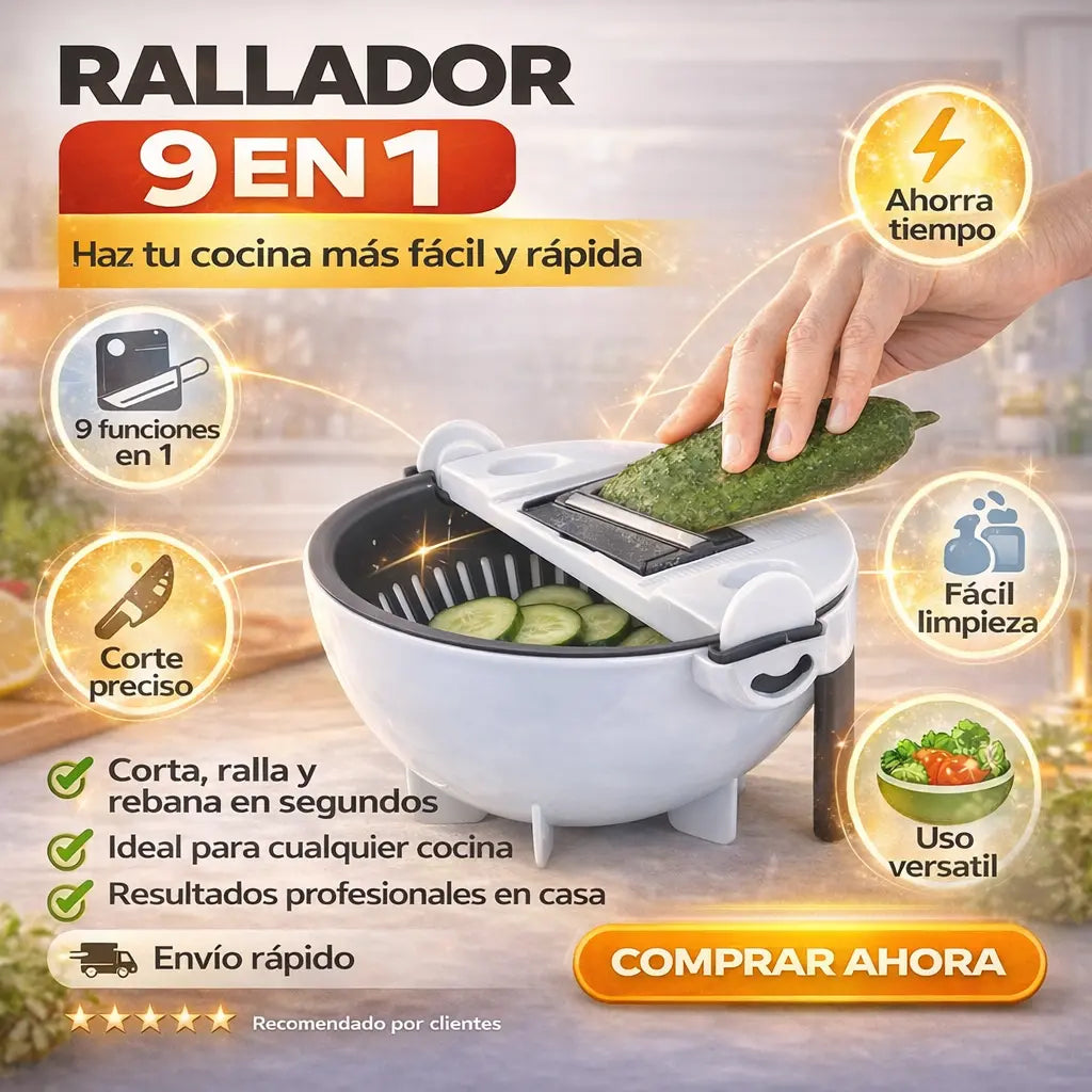 Rallador 9en 1 Premium