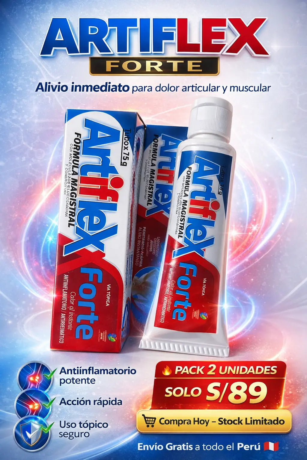 Artiflex Forte PREMIUM  PACK DE 2 UNIDADES