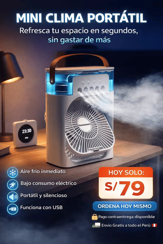 Mini Clima Portátil pro