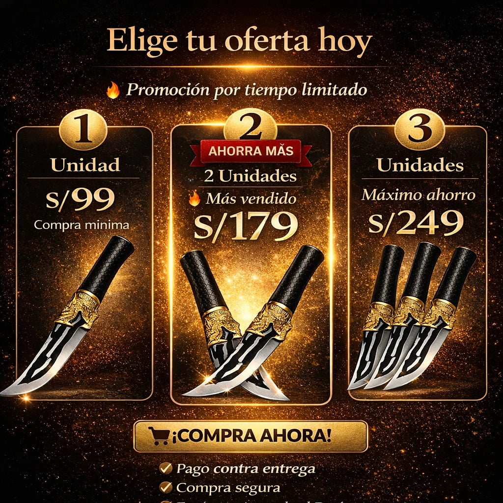 CUCHILLO IMPERIAL DRAGON CUT 2x 109 soles