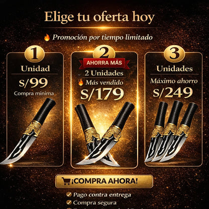 CUCHILLO IMPERIAL DRAGON CUT 2x 109 soles