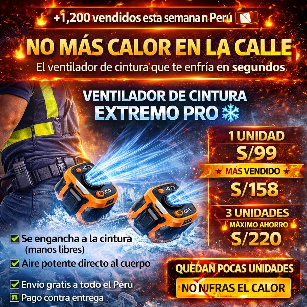 VENTILADOR DE CINTURA