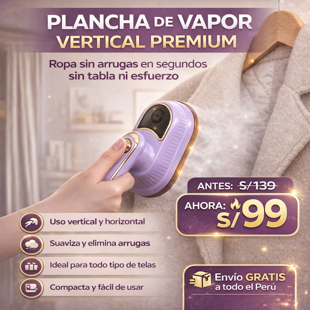 Plancha de Vapor Premium