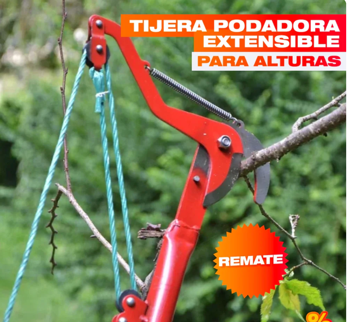 TIJERA PODADORA EXTENSIBLE PARA ALTURAS